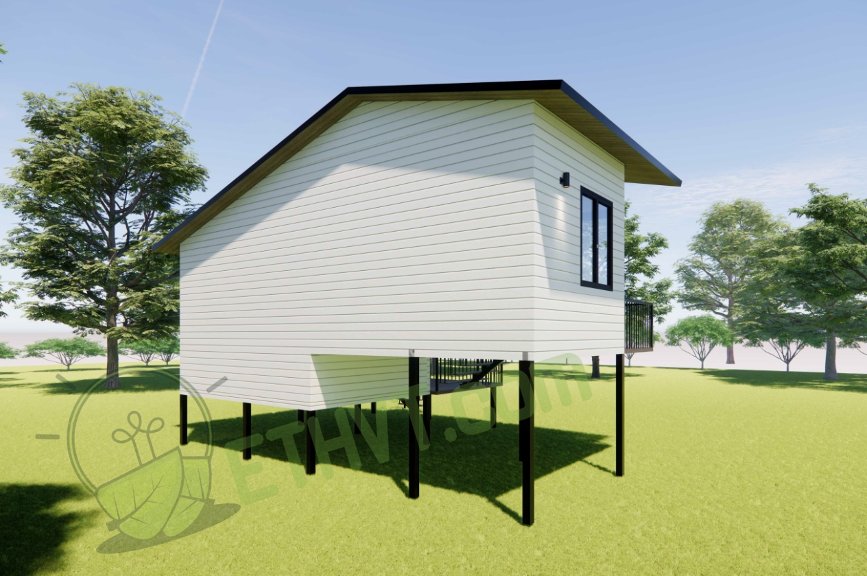 Nhà Sàn Lắp ghép 45M2