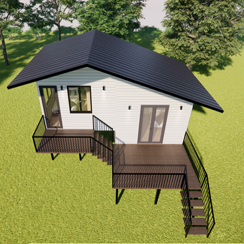 Nhà Sàn Lắp ghép 45M2